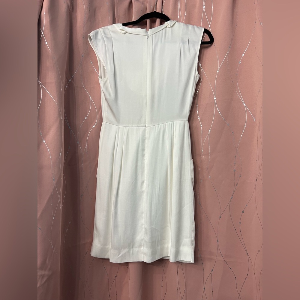 BCBGMaxAzria Ivory Ruffled Mini Dress - Picture 3 of 5